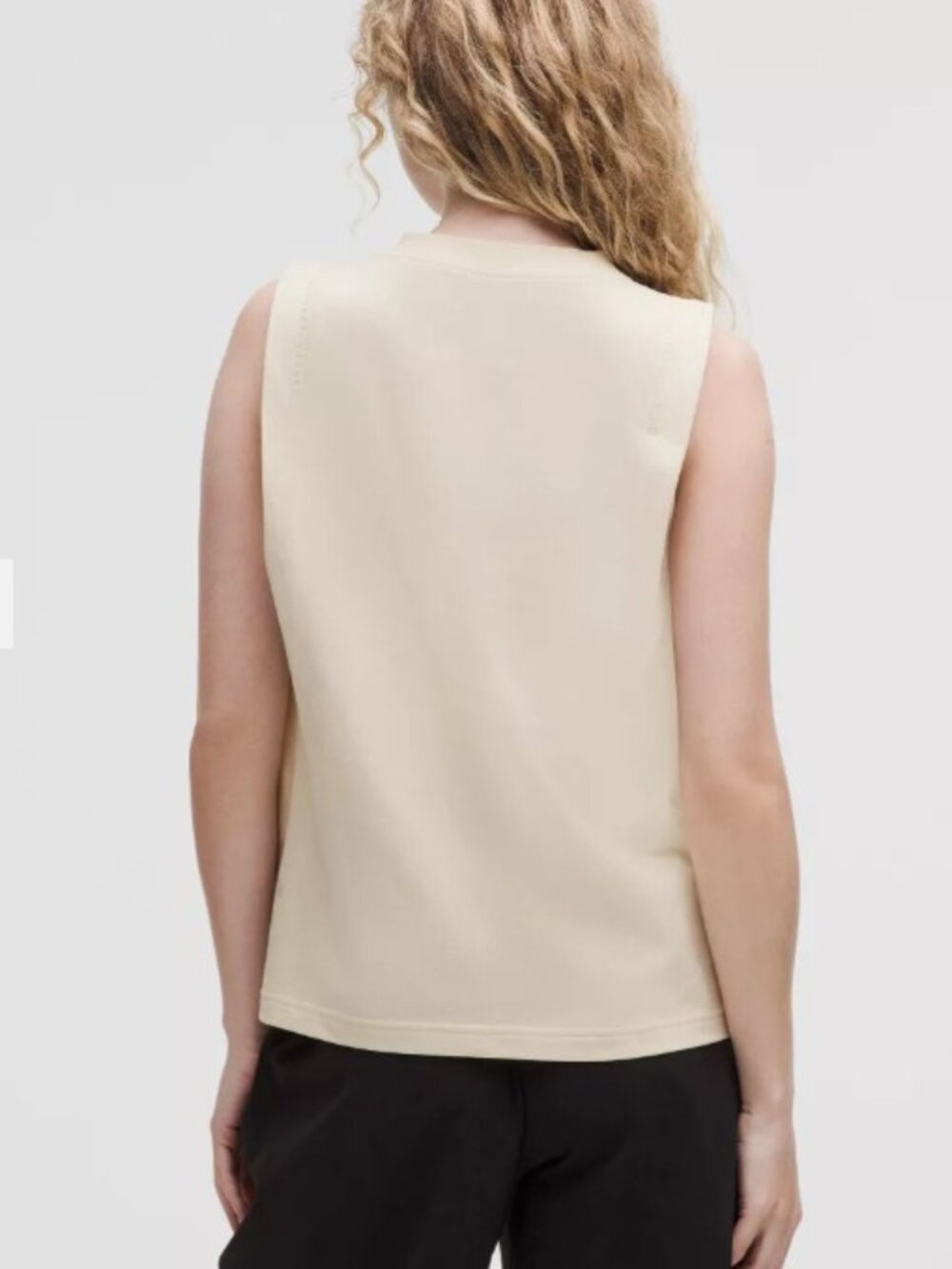 Lululemon Cotton Jersey Stitch-Detail Tank Top